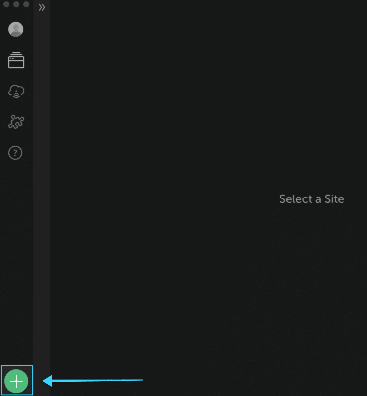 create a new site in Local