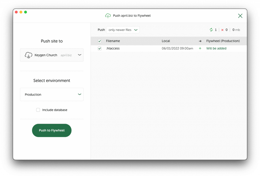 MagicSync for only newer files.